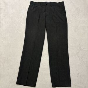 ALBERTO CERAMICA Men's Comfort Fit Flat Front Straight Dress Pants 54 Gray